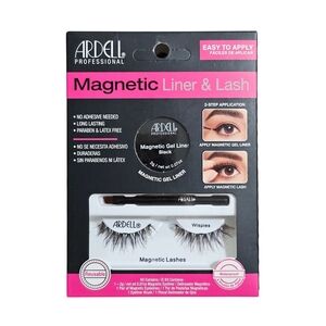 Ardell Magnetic Black Gel Liner & Wispies Lashes Eyelashes #36850 New In Box